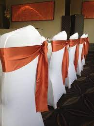 Maybe you would like to learn more about one of these? Brown Co Chair Covers Chair Covers Wedding Wedding Chair Decorations Burnt Orange Wedding