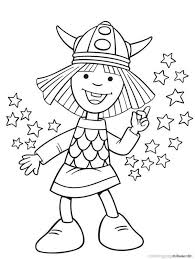 Cut out the ship and oars. Viking Coloring Page Coloring Home