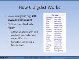 Farm and garden really needs to have multiple categories. Craigslist Investigations Presented By Wayne Nichols Craigslist Investigations