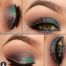 Inspiracao Galeria De Moda Maquillage Vert Maquillage Paillette Maquillage Yeux Verts