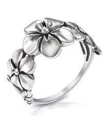 Rings Statement Mimi 925 Sterling Silver Triple Plumeria Flower Ring Cx119xukf73 Rings Sterling Silver Jewelry Silver Jewelry Rings Diamond Jewelry Gifts