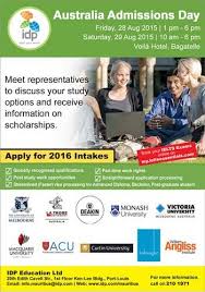 Idp Education Ltd Australia Admissions Day Tel 210 1971 Education Scholarships How To Apply