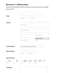 In keeping track of the collected consents, companies are obliged not to include excessive amounts of sensitive data in processing activities: Track Borrowed Items Form Template Jotform