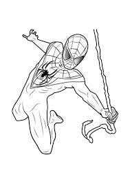 Maybe you would like to learn more about one of these? Miles Morales Coloring Pages Free Printable New Spider Man