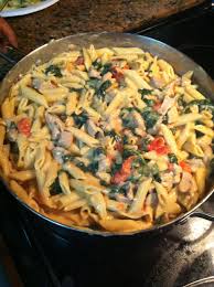 Chicken Florentine Pasta Recipe Chicken Florentine Pasta Food Network Recipes Recipes