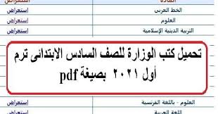 بوابة الطالب الالكترونية السادس الاعدادي , الثالث متوسط , السادس الابتدائي , ملازم. ØªØ­Ù…ÙŠÙ„ ÙƒØªØ¨ Ø§Ù„ÙˆØ²Ø§Ø±Ø© Ù„Ù„ØµÙ Ø§Ù„Ø³Ø§Ø¯Ø³ Ø§Ù„Ø§Ø¨ØªØ¯Ø§Ø¦Ù‰ ØªØ±Ù… Ø£ÙˆÙ„ 2021 Ø¨ØµÙŠØºØ© Pdf
