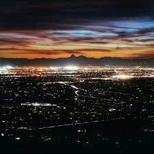 Tucson Arizona Sunset Meets City Lights Arizona Sunset Arizona Travel Desert Dream