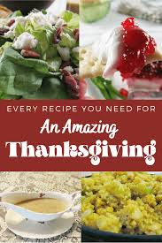 Thanksgiving meal ideas for dinner, appetizers & sides: Thanksgiving Dinner List Of Recipes My Turn For Us