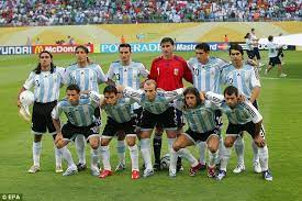 Juan Pablo Sorin Far Left Captained Argentina At The 2006 World Cup As They Were Knocked Sports Personality Argentina World Cup