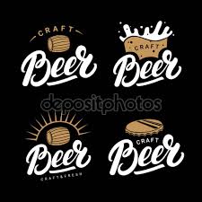 Telecharger Jeu De Biere Manuscrite Lettrage Logos Etiquettes Badges Pour Brasserie Brewing Company Pub Bar Il Logo Biere Logo De Bar Etiquette Biere