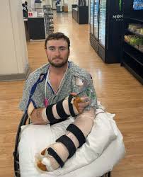 Urgent Prayer Request : Twenty four year old Hunter Alexander is a lineman.  He suffered severe electric shock while restoring power during an ice  storm. It tore through his body injury his