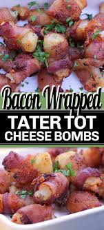 Country living editors select each product featured. Bacon Wrapped Tater Tot Cheese Bombs Is A Recipe With Tater Tots Cheese Bacon Spices And Fresh Parsley They Appetizer Recipes Bacon Wrapped Tater Tots Food