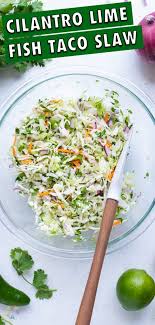 Maybe you would like to learn more about one of these? Cilantro Lime Fish Taco Slaw Recipe No Mayo Evolving Table