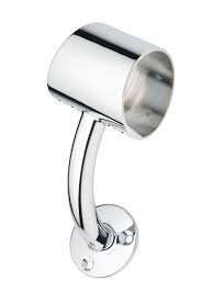 The fusion collection of staircase parts is an innovative blend of wood, metal and glass that will give your staircase a whole new lease of life. Richard Burbidge Mmwmhs Fusion Chrome Wall Mounted Handrail Bracket Chrome Connectors Fusion Staircase Parts