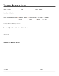 Note format for cbt : Counseling Notes Template Document Warehouse