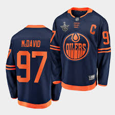 2020 nhl new jersey, uniform, logo news & updates. Oilers Connor Mcdavid 97 2020 Stanley Cup Playoffs Alternate Navy Jersey