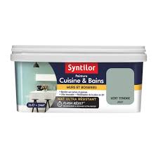 Peinture Syntilor Vert Tendre 2 L Leroy Merlin Peinture Mur Cuisine Craie Mat