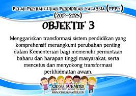 Sila klik sini untuk muat turun. 3 Objektif Pelan Pembangunan Pendidikan Malaysia Pppm 2013 2025