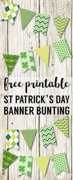 Diy St Patrick S Day Decorations Printable Banner Paper Trail Design St Patricks Day Crafts For Kids Paper Decorations Diy St Patrick S Day Decorations