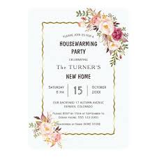 Glam Gold Blush Pink Floral Housewarming Party Invitation Zazzle Com In 2020 Housewarming Party Invitations Party Invitations Housewarming Party