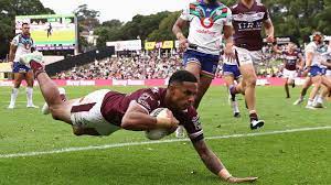 Check spelling or type a new query. Nrl 2021 New Zealand Warriors Vs Manly Warringah Sea Eagles Tom Trbojevic 100th Game Lottoland Jason Saab Hat Trick Herald Sun