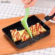 Noolim 15x18 Cm Black Japanese Frying Pans Tamagoyaki Omelette Pan Non Stick Fry Egg Pan Pancake Pot Kitchen Cooking Tools Cooking Kitchen Cooking Cooking Tools