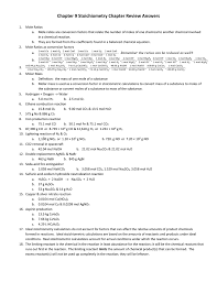 Mendelian genetics worksheets answer key. Chapter 9 Stoichiometry Chapter Review Answers