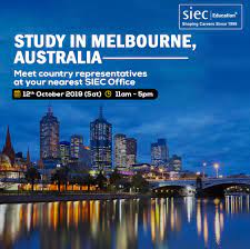 Study In Melbourne Australia Meet Country Representatives At Your Nearest Siec Office Education In Australia Campus Activities Engineering Management