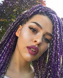 Purple And Blonde Braids Sevk1ye Https Blackhairinformation Com Hairstyle Galler Braids Hairstyles Pictures African Braids Hairstyles Pictures Hair Styles