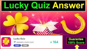Jul 01, 2021 · give the quiz another go and see if you can jazz up your score. Lucky Quiz Answers Videoquizstar Youtube