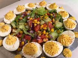Conseils pour préparer une salade de courgettes. Oeufs Mimosa Et Salade De Crudites Ma Cuisine Turque