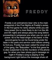 Freddy However I Think It Was Chica Who Killed Phone Guy Five Nights At Freddy S Fnaf Funny Freddy Fazbear