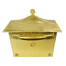 Solid Brass Mailbox Wall Mounted