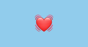 💓 Beating Heart Emoji on WhatsApp 2.17