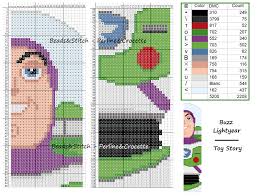 Free disney woody cross stitch patterns. Buzz Lightyear Cross Stitch Bookmarks Disney Cross Stitch Cross Stitch Designs