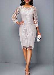 Dresses For Women Fashion Dress Online Free Shipping Rosewe In 2020 Three Quarter Sleeve Dresses Fashion Dresses Online Shop Casual Dresses