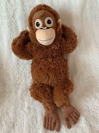 ikea orangutan ape family 25 brown super soft plush toy monkey like limbs ikea in 2021 toy monkey soft plush plush toy