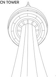 Cn Tower Printable Coloring Page For Kids Coloring Pages For Kids Coloring Pages Printable Coloring Pages