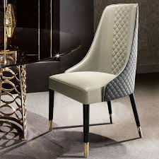Modern Mid Century Faux Leather Dining Chair Upholstered In Gray Orange Set Of 2 In 2020 Leather Dining Chairs Leather Dining Chairs Modern Upholstered Chairs