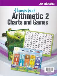 Abeka Homeschool Arithmetic Charts Games Grade 2 New Edition