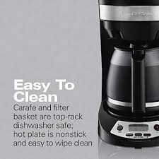 We did not find results for: Hamilton Beach 12 Cup Programmable Coffee Maker Brew Options Glass Carafe 46299 Black With Stainless Accents Pricepulse