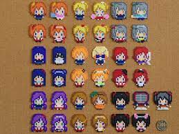 ミニフューズビーズdeラブライブ ニコニコ静画 イラスト ビーズ アイロンビーズ スプラトゥーン ビーズアート