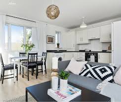 open plan kitchen living room