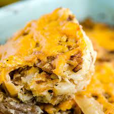 Mix together a half a stick of melted butter, two cups of corn flakes and ½ cup parmesan cheese. 10 Best Leftover Pork Casserole Recipes Yummly