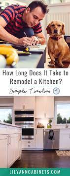 How Long Does It Take To Remodel A Kitchen Lily Ann Cabinets Kitchen Remodel Remodel