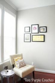 Family Room Moulding Paint Reveal Two Purple Couches Family Room Living Room Colors Paint Colors For Home