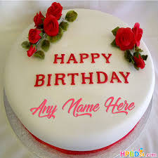 Special Rose Happy Birthday Cake With Name 103 happy birthday flower cake images. special rose happy birthday cake with name