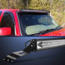 Nilight 2pcs 52 Curved Led Light Bar Bracket At Upper Windshield Roof Nilight Led Light