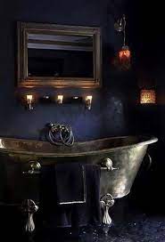 44 Absolutely Stunning Dark And Moody Bathrooms Gothic Bathroom Gothic House Gothic Home Decor