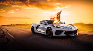I lend the stig snow white to do some damage in mexico. Video Hennessey Sets Top Speed Record In The 2020 Corvette At 205 1 Mph Corvette Sales News Lifestyle